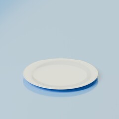 ３Dの空っぽになったお皿★