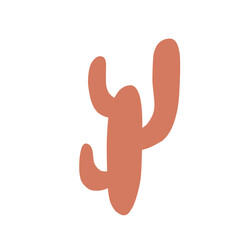 Simple Hand-Drawn Cactus Icon