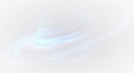 Modern Cosmic Design with Planetary Elements PNG.