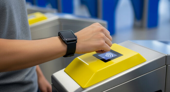 Smartwatch Using NFC Technology For Contactless Payment