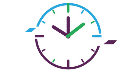 Clock face showing time, perfect for time management and deadlines.