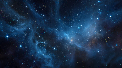 A mesmerizing view of the cosmos with vibrant stars and nebulas