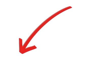 Hand drawn red arrow icon. Vector up arrows. Mark doodle, Mark point icon design collection for business and education design element