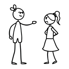 Simple black and white line drawing created in Adobe Illustrator software