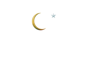 Isolated Crescent Moon Star Religious Symbolism, Tradition and Cultural Significance concept