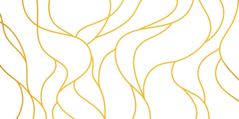 Smooth golden lines on a white background. An elegant background with golden waves, a versatile design for branding and wallpaper.
