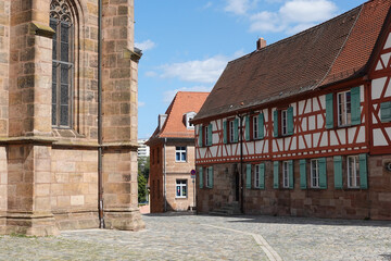 At St. Michael Church in Fürth, Germany In Summer