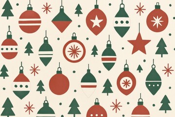 Festive ornament pattern illustration background