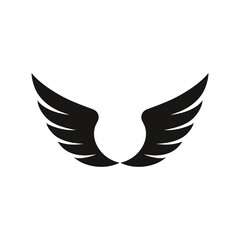 Sleek winged letter m logo vector graphic scalable illustration icon