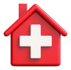 Obraz premium PNG House architecture medicine building.