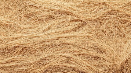 Fototapeta premium Coir Fiber Texture: Close-up of interwoven coir fibers creating a natural, rough texture. Ideal for backgrounds, crafts, and organic designs.