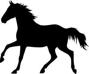 Design of nice horse draw