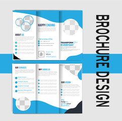 Brochure design creative and modern layout.