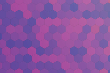 Abstract Hexagon Pattern with Purple Pink Gradient Background for Modern Design Applications and Creative Projects and Visual Concepts