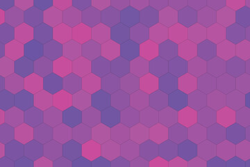 Abstract Purple and Pink Hexagon Background Graphic with Geometric Precision Perfect for Web Design and Digital Art