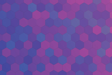 Geometric Hexagon Background with Vibrant Purple and Blue Tones for Creative and Modern Design Projects and Presentations