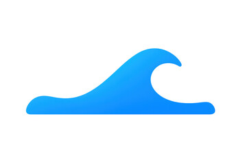 Water wave icon showing liquid motion or ocean current symbol graphic on transparent background