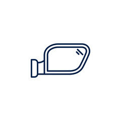 Car mirror vector illustration icon design trendy