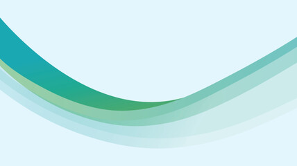 Blue wave and cloud abstract background vector illustration. Modern soft design with smooth curves, perfect for presentations, posters, flyers, web, digital projects