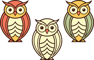 Birds Design Set in Outline Strokes. Beautiful Bird Collection Illustration. Flying Birds and Feathers Design Pack. Exotic and Tropical Birds Drawing Set. Bird Silhouette and Outline Art Collection