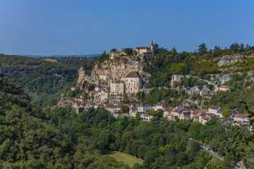 The medieval town of Rocamadour