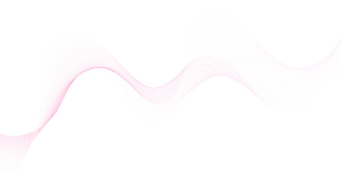 pink wave curve lines banner background design. Abstract soft wave lines dynamic flowing pink light isolated background. Vector Illustration of the pink pattern of lines. Black stripes on white .