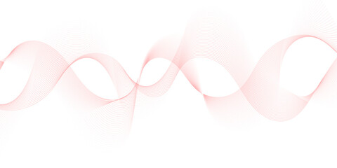 pink wave curve lines banner background design. Abstract soft wave lines dynamic flowing pink light isolated background. Vector Illustration of the pink pattern of lines. Black stripes on white .