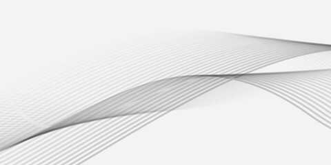 abstract white background wave gradient shape luxury wallpaper 