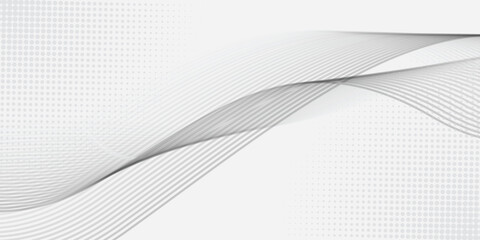 abstract white background wave gradient shape luxury wallpaper 