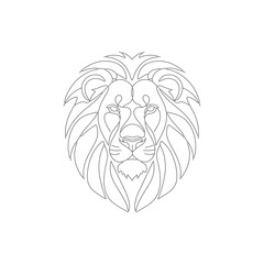 Lion Vector Art Silhouette 