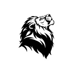 Lion Vector Art Silhouette 