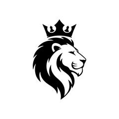 Lion Vector Art Silhouette 