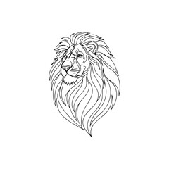 Lion Vector Art Silhouette 