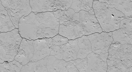 Fototapeta premium Cracked Plaster Texture Background Imperfect Surface Detail
