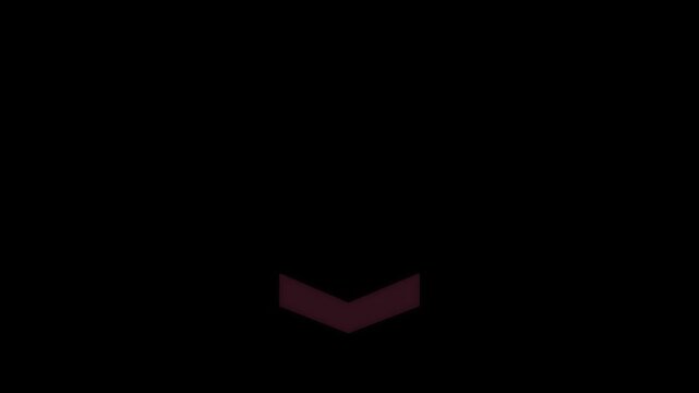 Gradient chevron arrows pointing down abstract background animation motion graphics dark