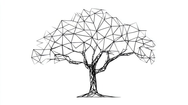 Abstract tree graphic design