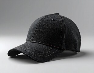 A photorealistic snapback cap mockup with detailed stitching and embroidery logo, neutral lighting, minimalist background, premium streetwear aesthetic