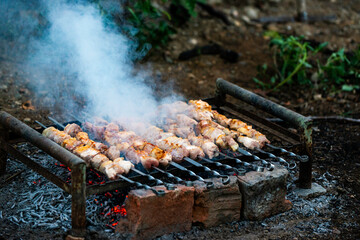 Traditional Georgian Barbecue (Mtsvadi)
