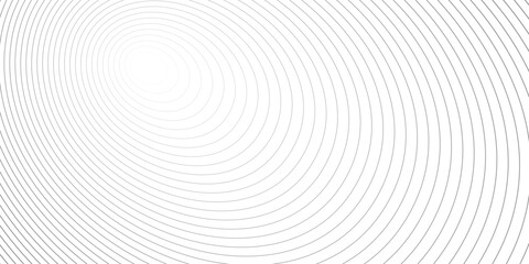 Abstract vector circle halftone black background. Gradient retro line pattern design. Monochrome graphic.