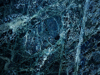 marble tiles seamless texture, background with deep blue and white veins, 3D illustration