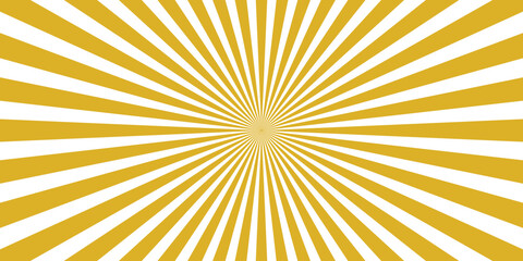 Vibrant Yellow and White Sunburst Radial Burst Background Pattern Graphic Design Element explosion starburst