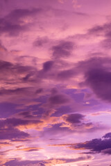 Abstract and pattern of cloud sky, Velvet violet, Velvet Purple, Trend color of the year background