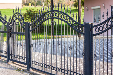 Ornamental Wrought Iron Fence. Metal Fence