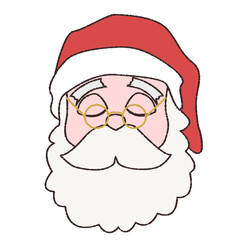 休憩中のサンタクロース