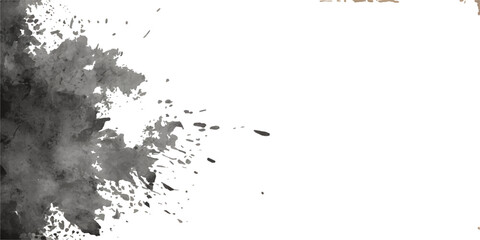Abstract grunge ink splat background with paint splash texture vector illustration