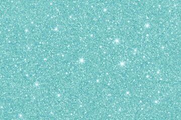 Sparkling turquoise glitter texture