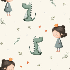 set of funny cartoon characters