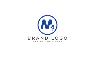 letter M logo design vector template design for brand.