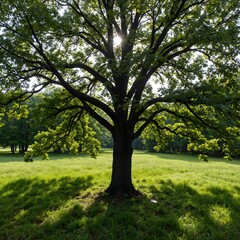 Fototapeta premium trees in the park