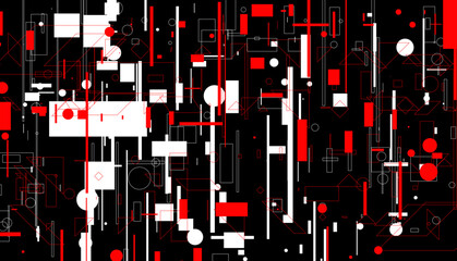 abstrakcja, geometria, plik wektorowy, ilustracja, projekt